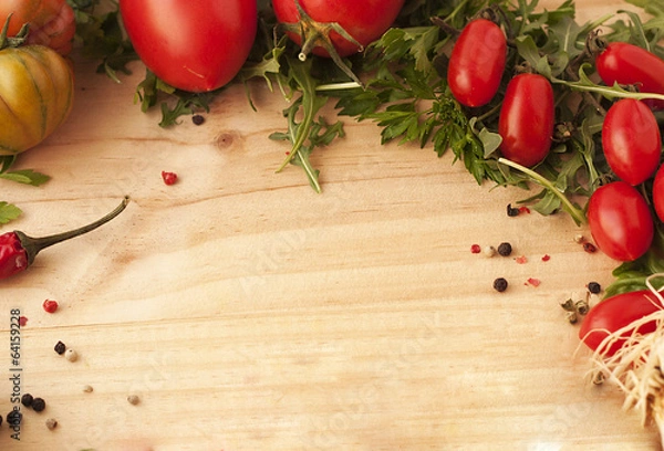 Obraz Vegetables.background.