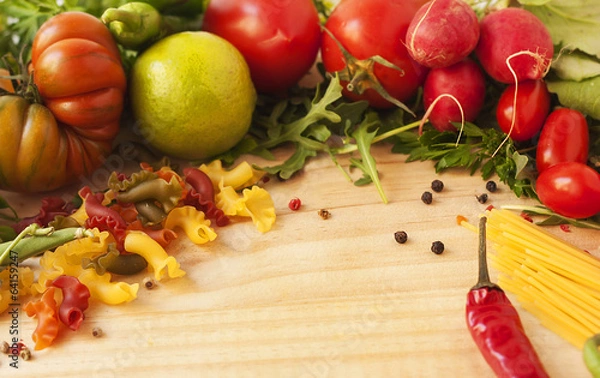 Obraz Vegetables.background.