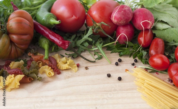 Obraz Vegetables.background.