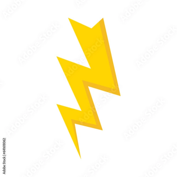 Fototapeta Thunder Bolt Element