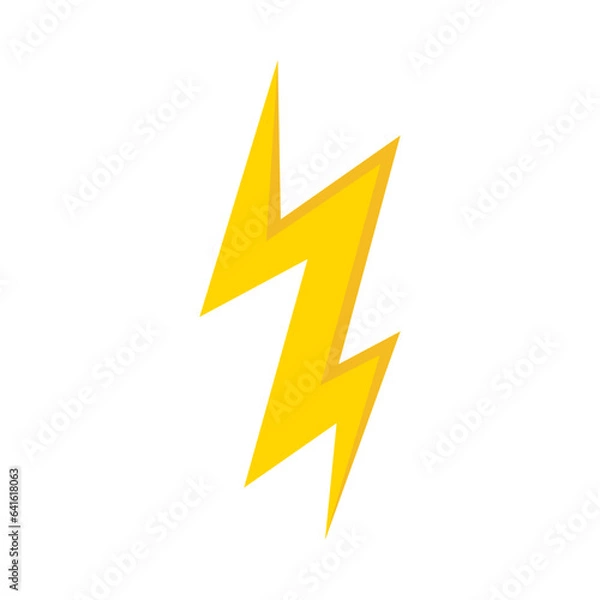 Fototapeta Thunder Bolt Element
