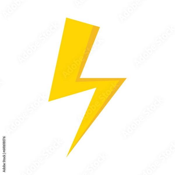 Fototapeta Thunder Bolt Element