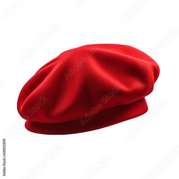 Obraz red beret hat