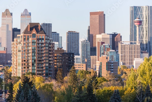 Obraz Calgary Downtown Panorama