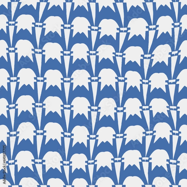 Fototapeta Repetitive abstract patterns. Seamless pattern for fashion, textile design,  on wall paper, fabric patterns, wrapping paper, fabrics and home decor. Abstract background. 