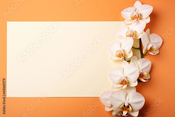 Obraz white orchid flowers