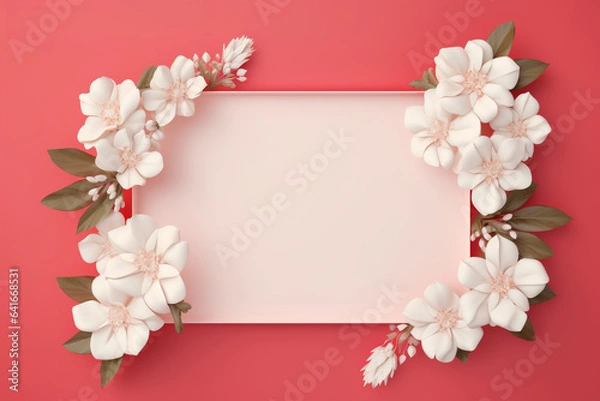 Obraz framework for invitation or congratulation
