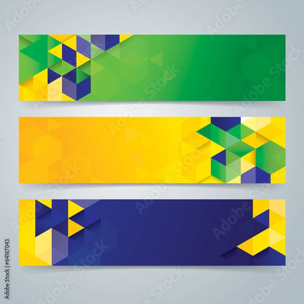 Obraz Collection banner design vector.