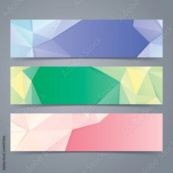 Fototapeta Collection banner design vector.