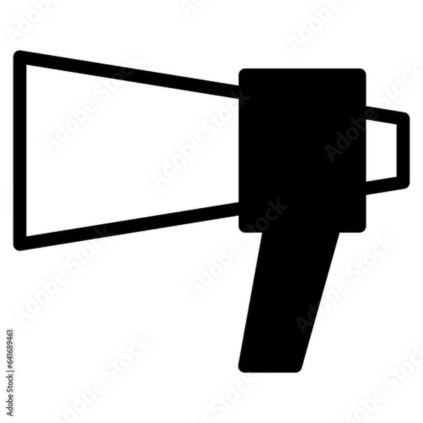 Fototapeta megaphone dualtone