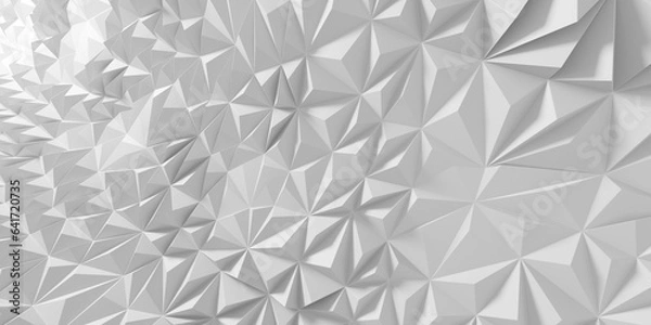 Obraz Lowpoly triangle poligon geometrical background