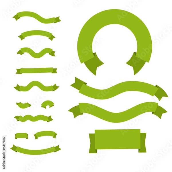 Obraz Kolekcja wstążek