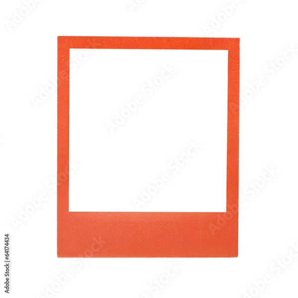 Fototapeta Color polaroid frame