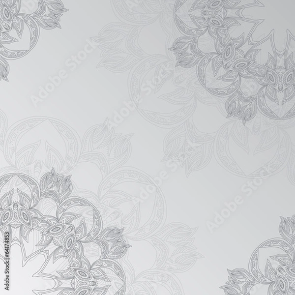 Fototapeta Card design. Stylized vector drawing