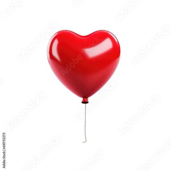 Obraz red heart balloon