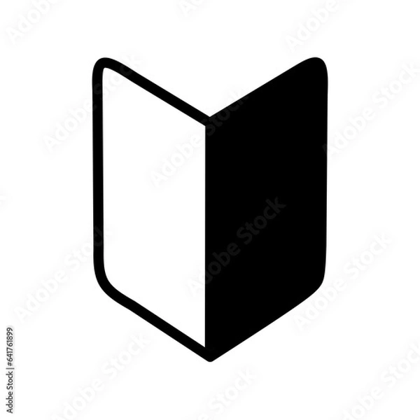 Fototapeta beginner symbol vector on white background