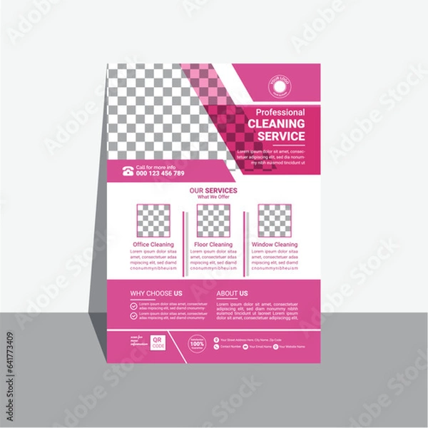 Obraz New Modern Style Flyer Design