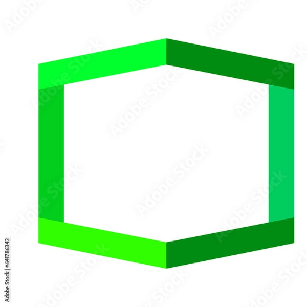 Fototapeta green frame