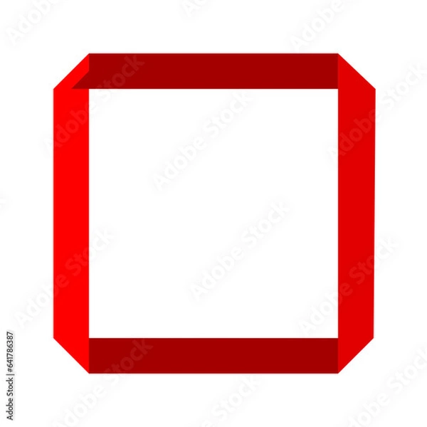 Fototapeta Cuadra roja 