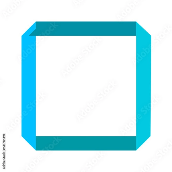 Fototapeta Cuadra azul 