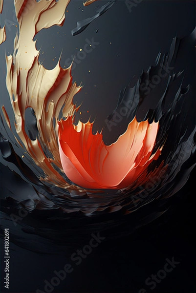 Obraz abstract background, this design was generated with artificial intelligence