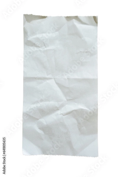 Obraz Crumpled receipt paper