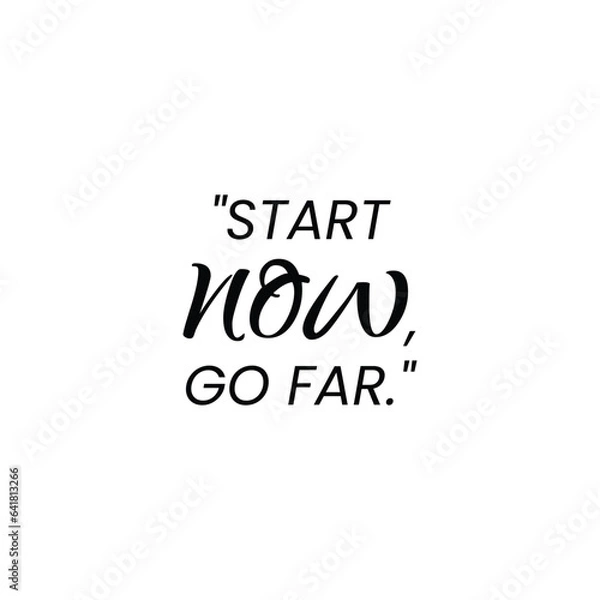 Fototapeta Motivation Quote with a Smooth Solid Background