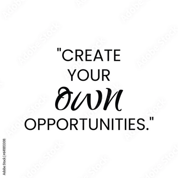 Fototapeta Motivation Quote with a Smooth Solid Background