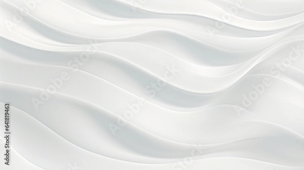 Fototapeta white wavy background