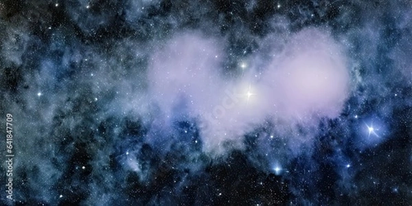 Obraz Galaxy nebula. Astronomy illustration.
