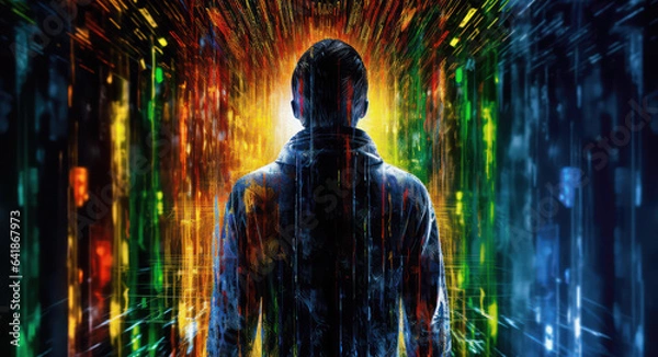Fototapeta Digital Transformation concept, generative ai