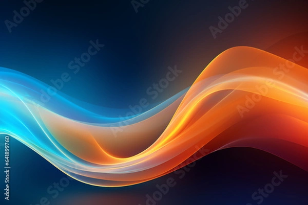 Fototapeta digital space background, Generative AI