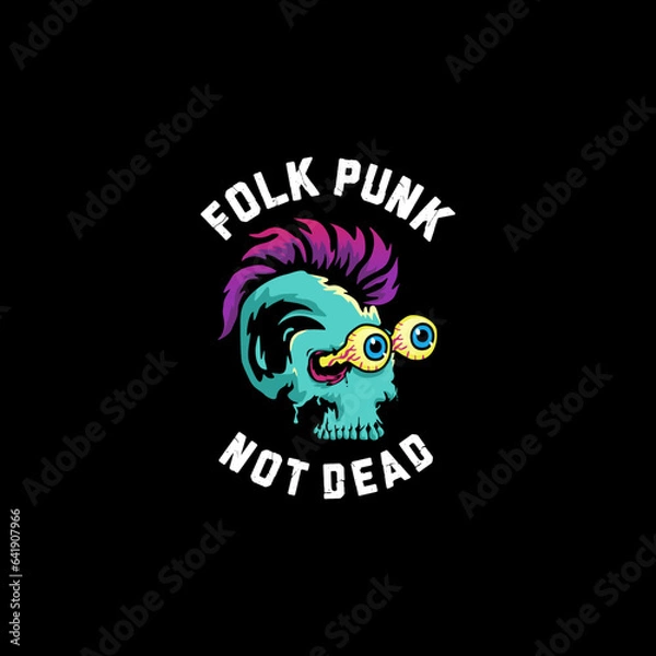 Fototapeta skull illustration