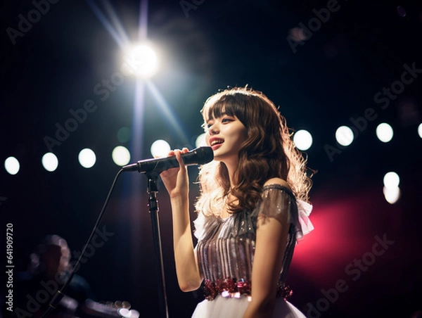 Obraz 日本のアイドルのステージ