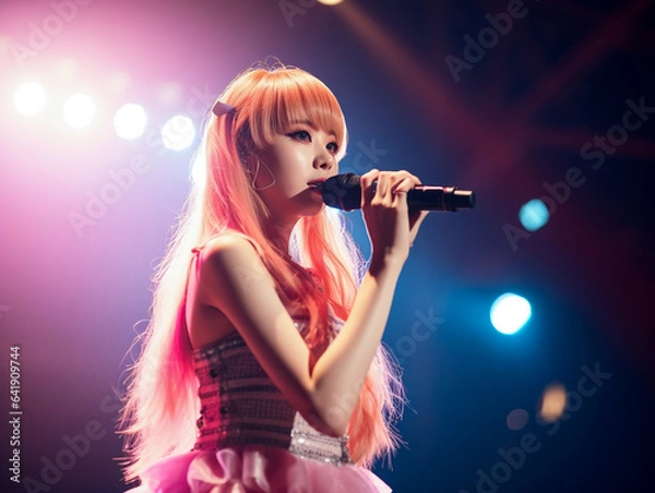 Fototapeta 日本のアイドルのステージ