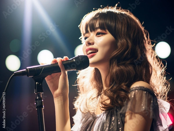 Obraz 日本のアイドルのステージ