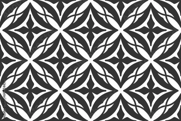 Fototapeta Seamless abstract geometric shape pattern
