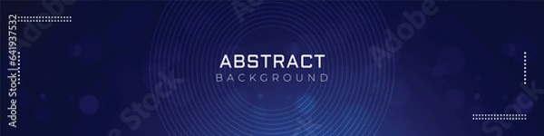 Obraz linkedin banner abstract technology background