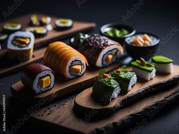 Obraz sushi on a plate