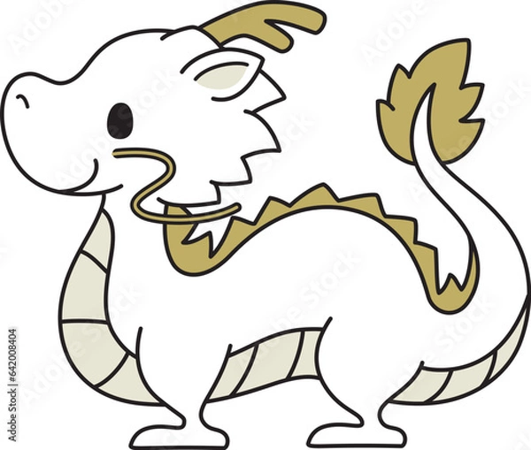 Obraz 白龍のかわいいイラスト