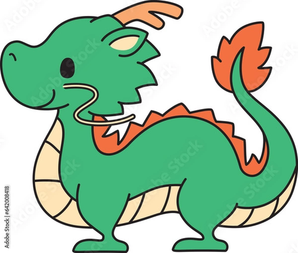 Obraz 龍のかわいいイラスト