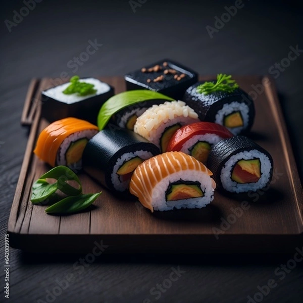 Obraz sushi on a plate