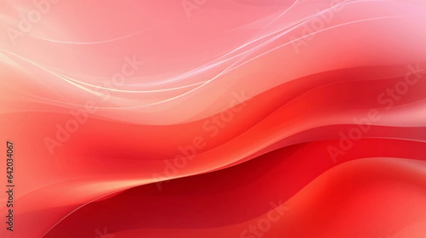 Fototapeta An Artistic Journey Through the Lustrous Landscape of an Abstract Red Background, Where Passion Ignites in Rich and Intense Hues