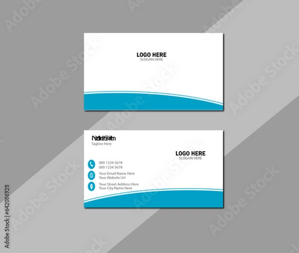 Obraz creative business card design.