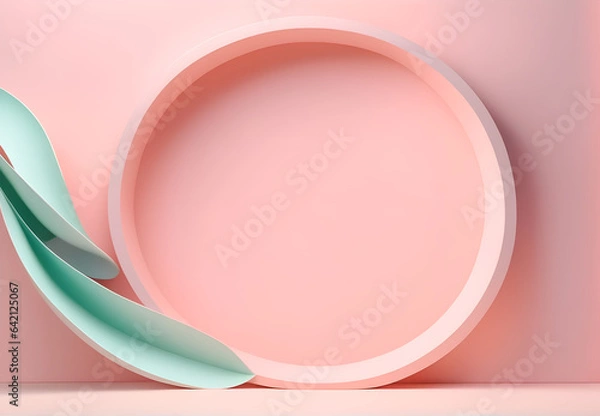 Fototapeta minimal pastel background vivid colors. Minimalist Pastel Wallpaper Backdrop Savvy Designers for Your Inspirations Creative Needs. Pastel Optimized Elegance. Captivating, Generative AI illustration