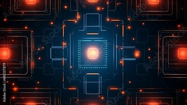 Fototapeta Technology Background HD Quality