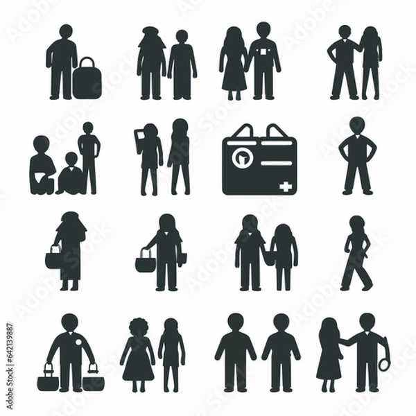 Fototapeta Job Icon Vector