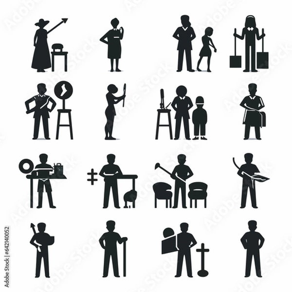 Fototapeta Job Icon Vector