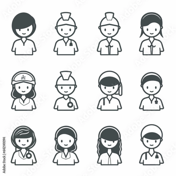 Fototapeta Job Icon Vector