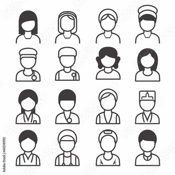 Fototapeta Job Icon Vector